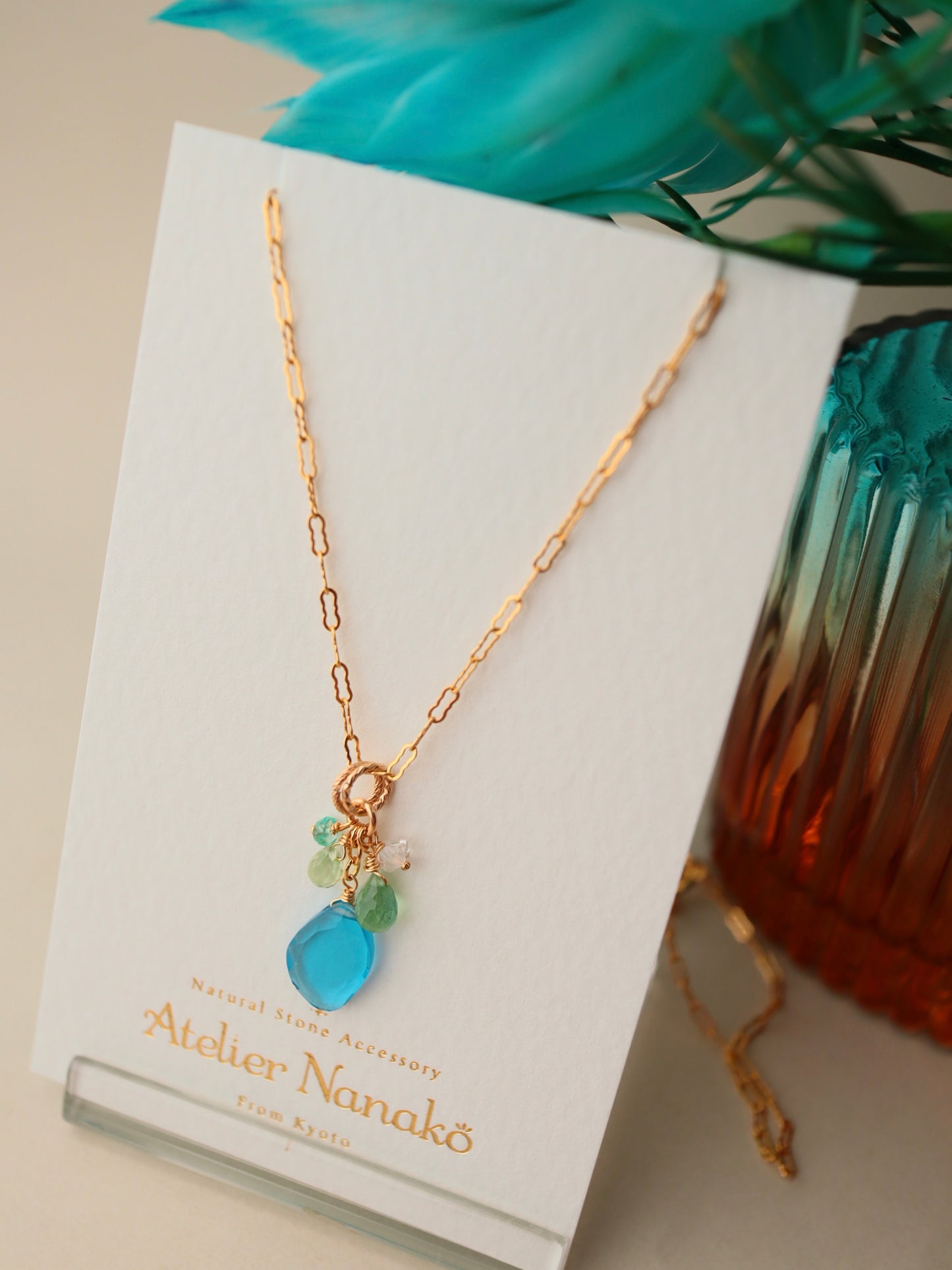 Swiss Blue Topaz Necklace