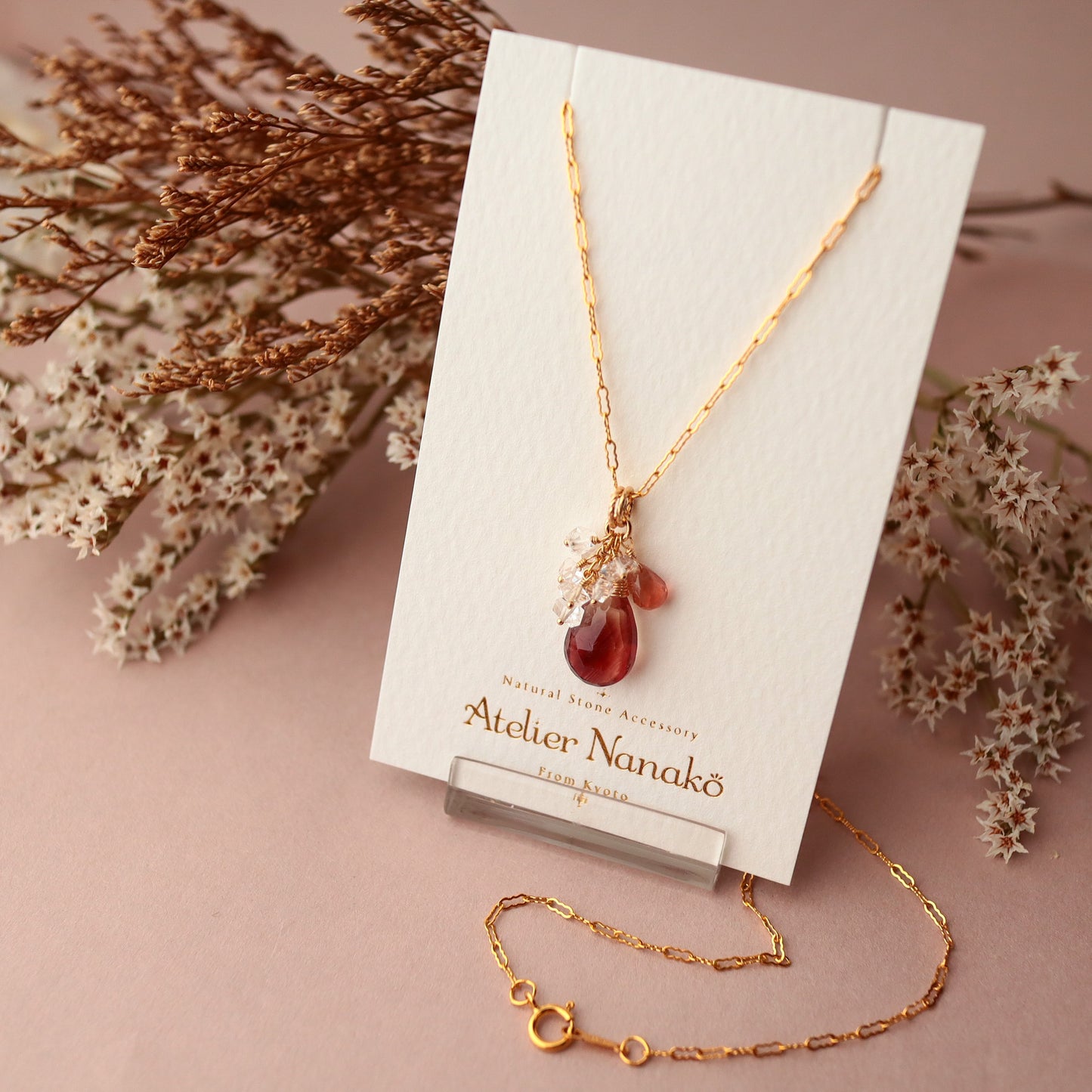 [No.2] Oregon sunstone necklace