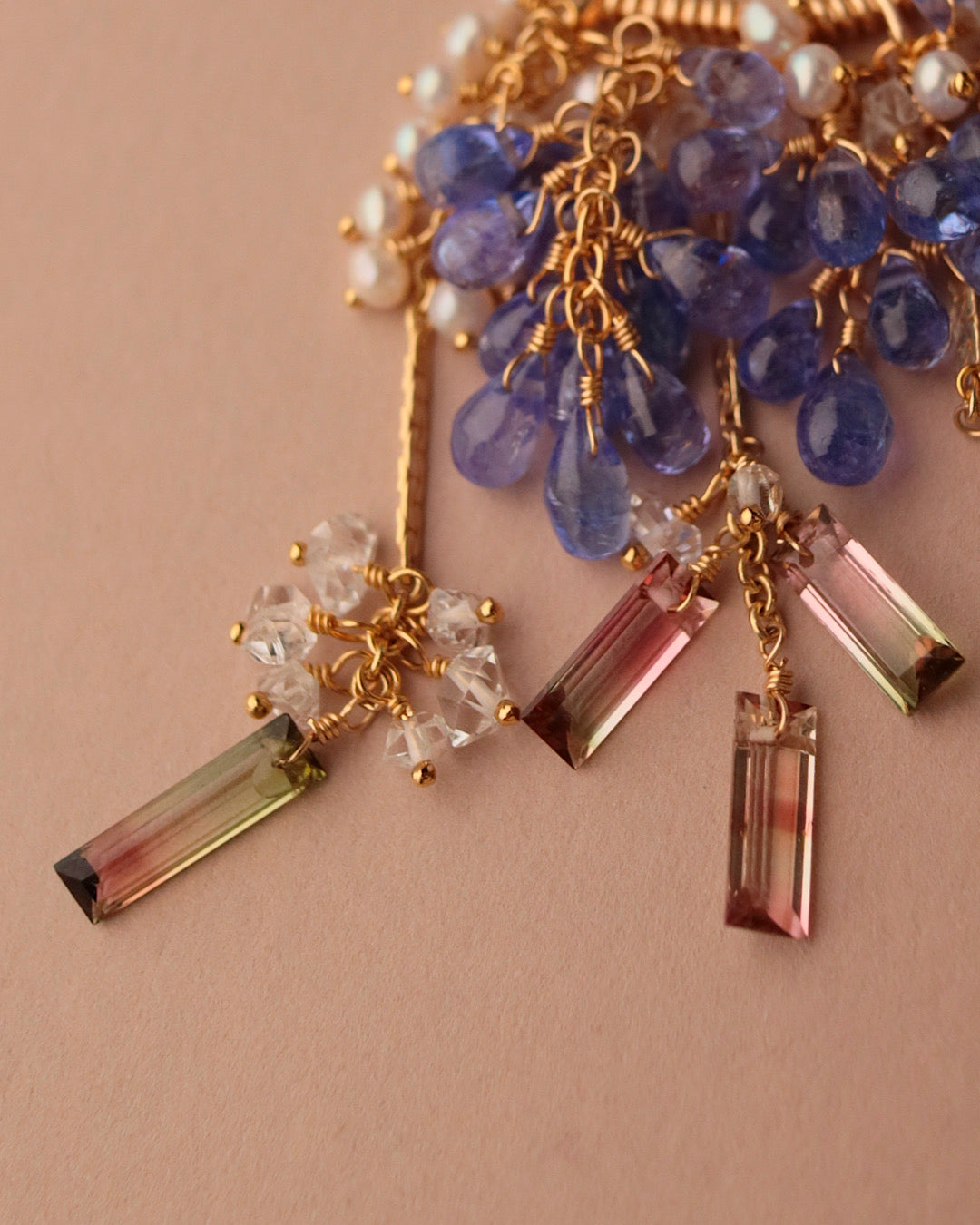 [One-of-a-kind] Bicolor Tourmaline Ear Cuff②