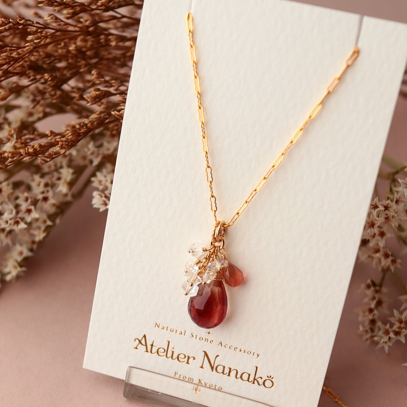 [No.2] Oregon sunstone necklace