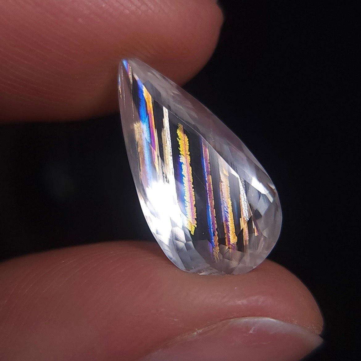 [One-of-a-kind] Rainbow Moonstone Necklace