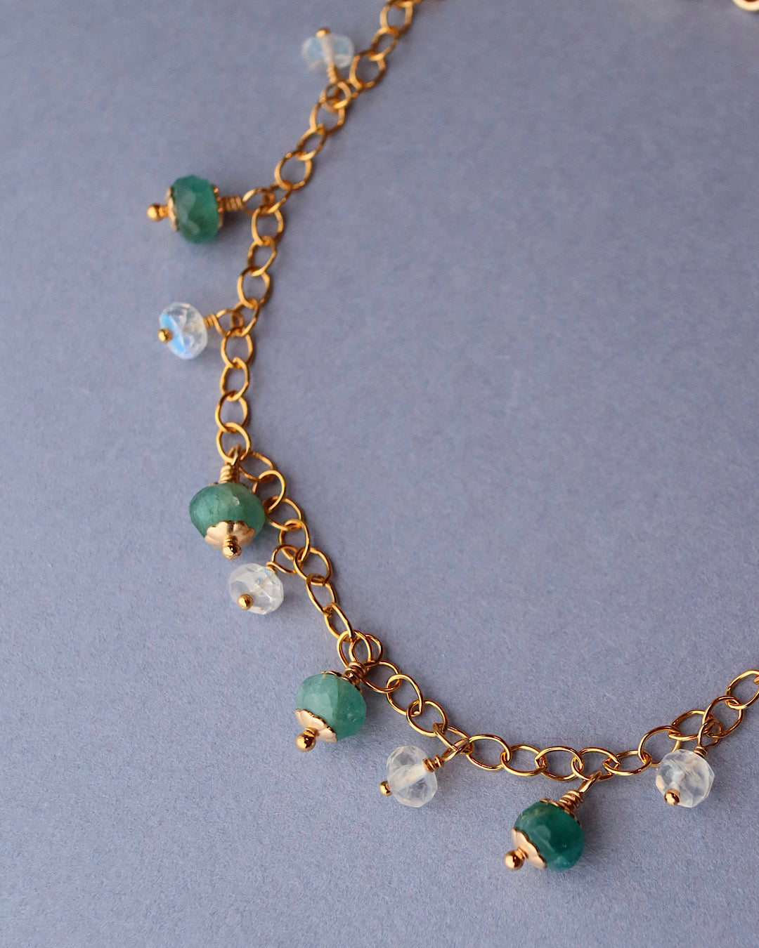 Grandidierite bracelet
