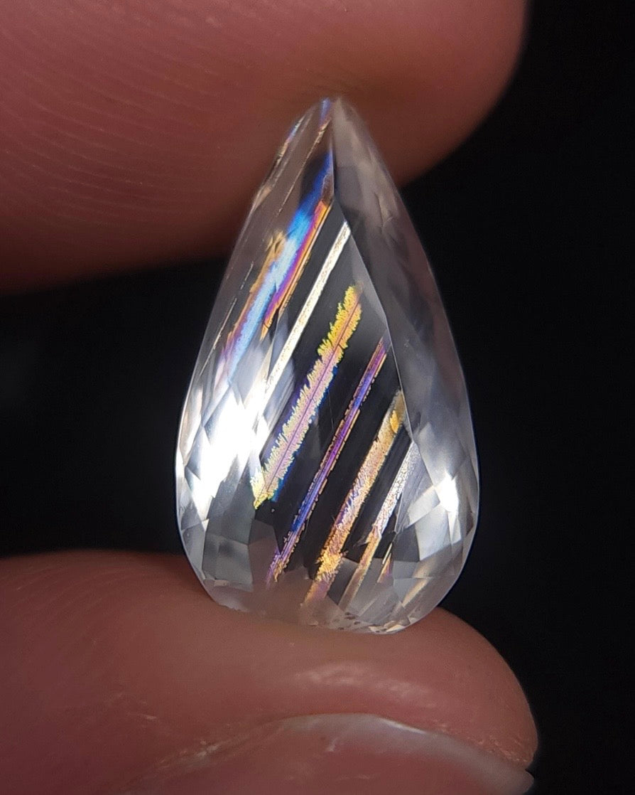 [One-of-a-kind] Rainbow Moonstone Necklace