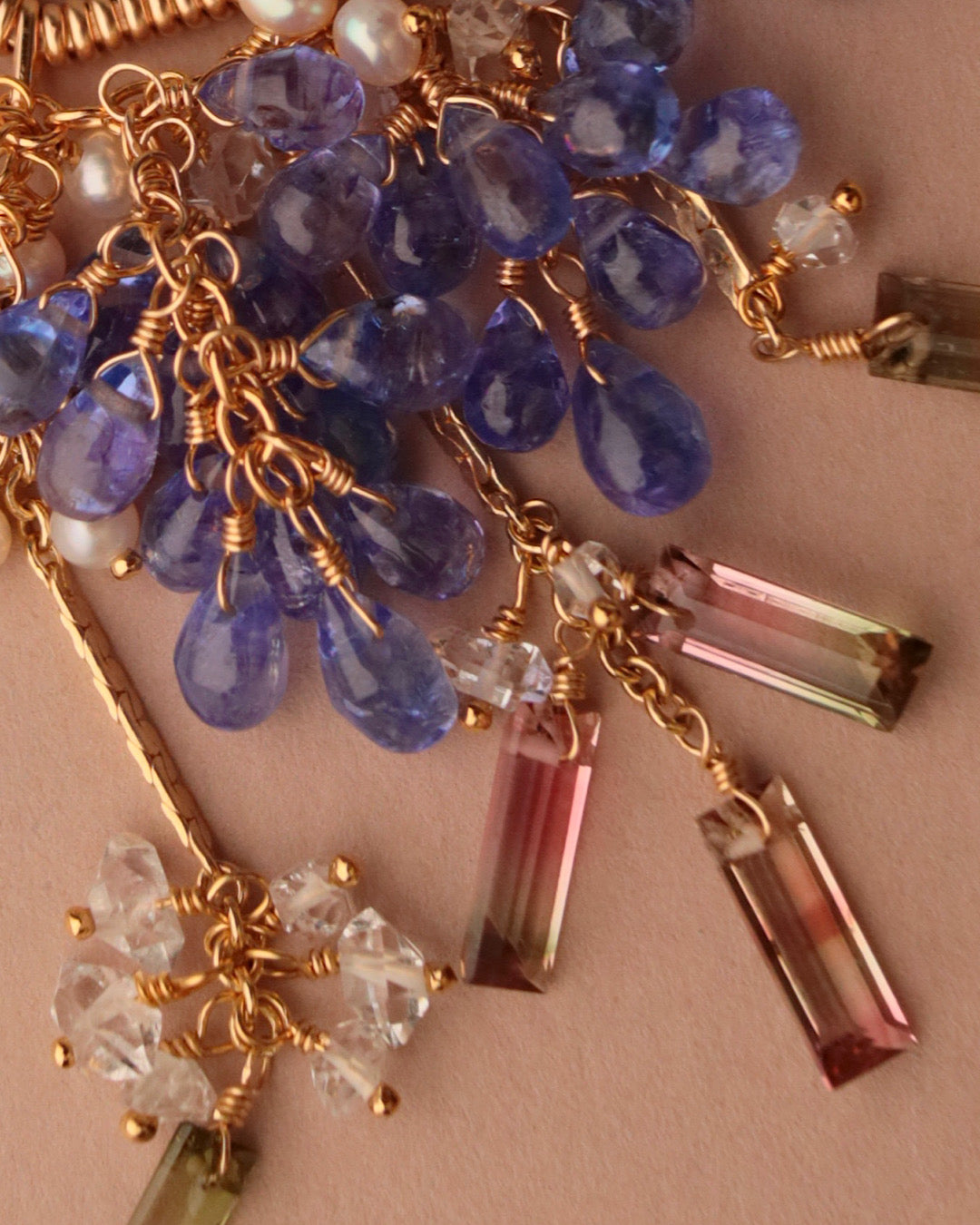 [One-of-a-kind] Bicolor Tourmaline Ear Cuff②