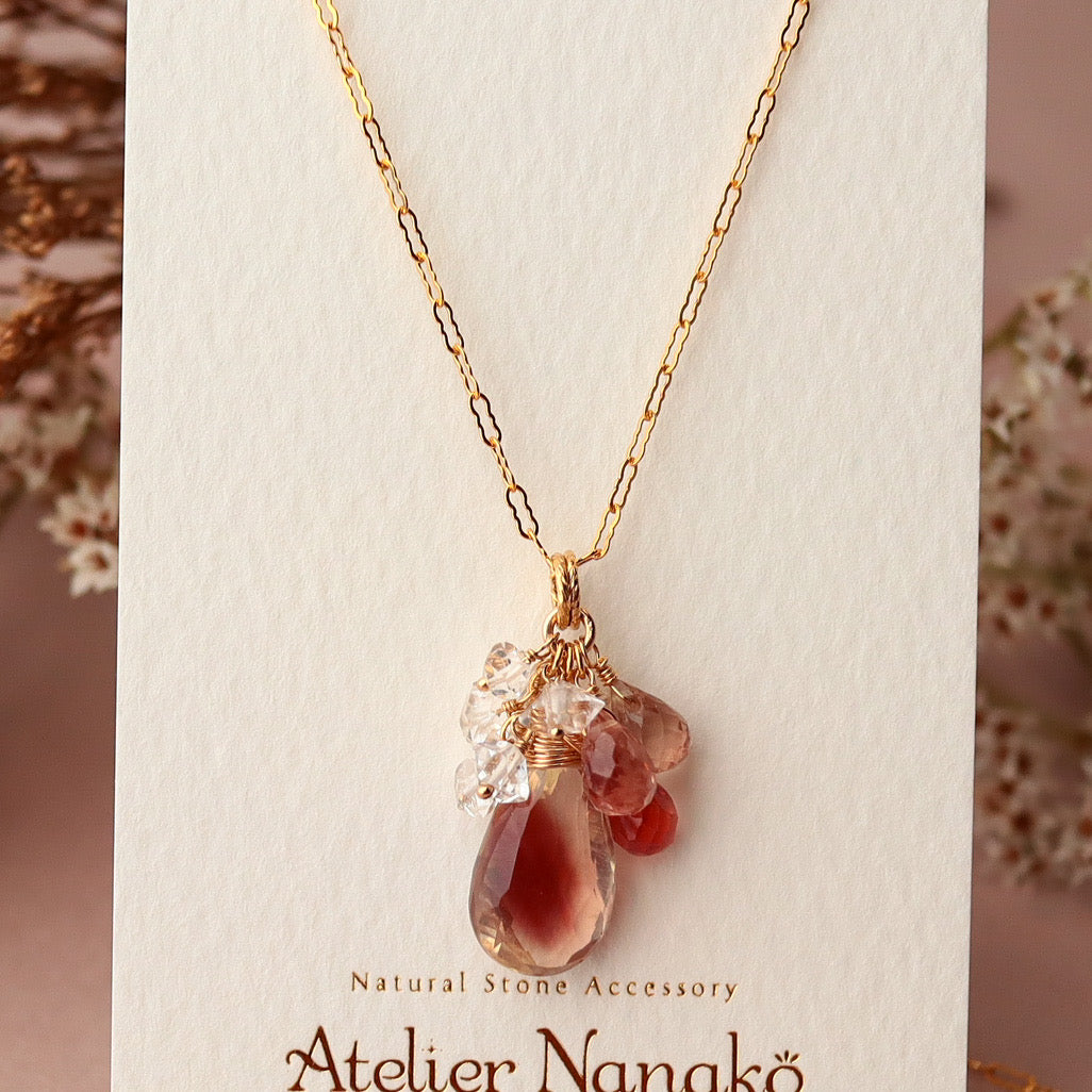 [No.3/ Large! ] Oregon sunstone necklace