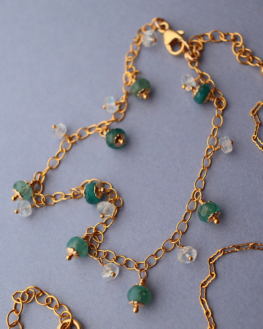 Grandidierite bracelet
