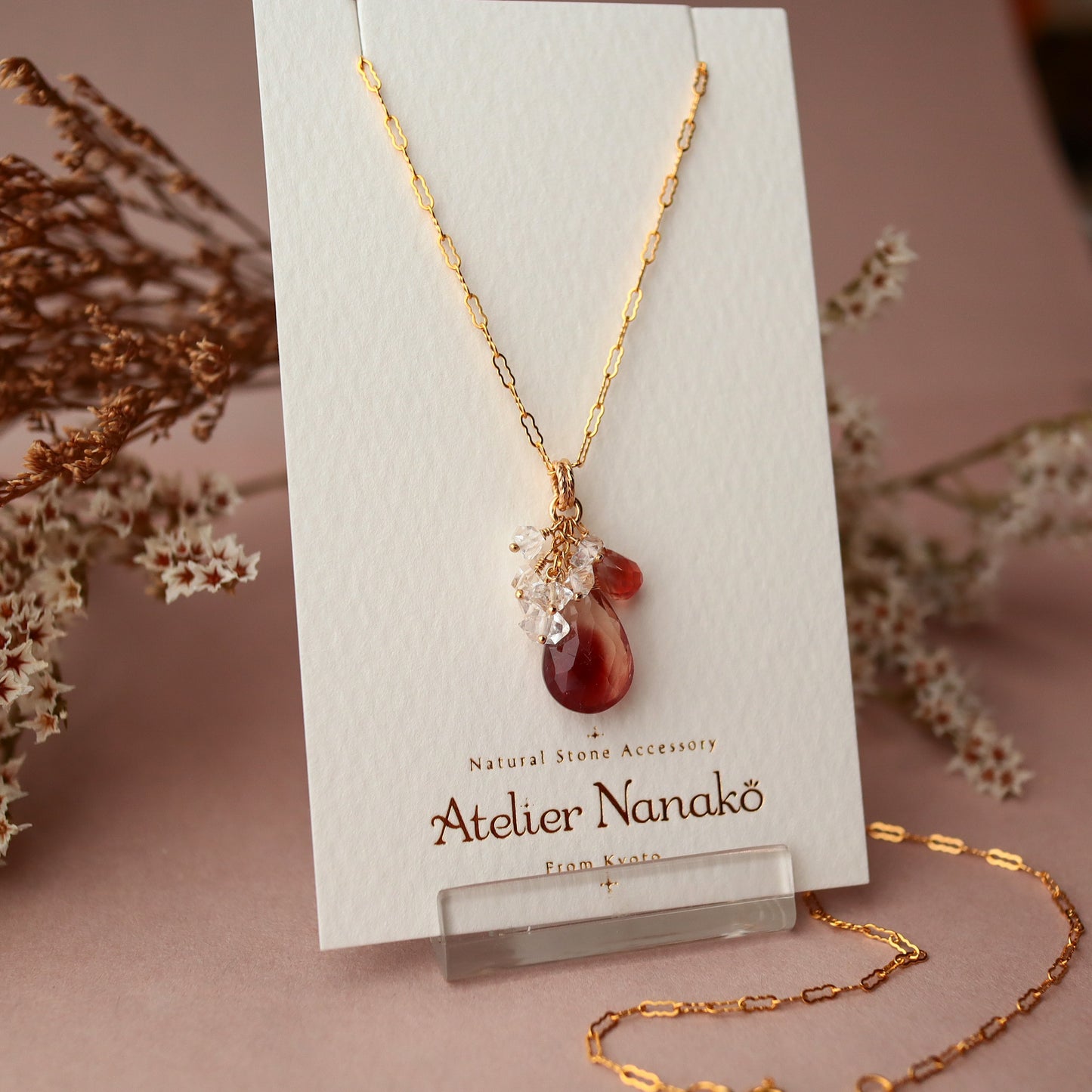 [No.2] Oregon sunstone necklace