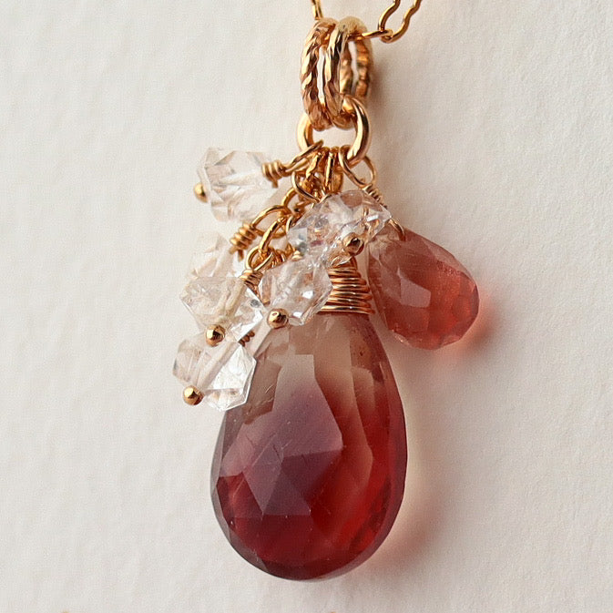 [No.2] Oregon sunstone necklace