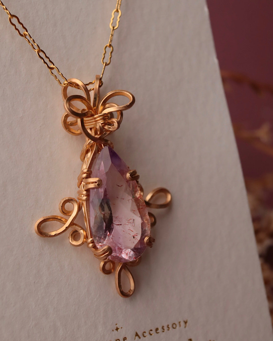 [One-of-a-kind] Amethyst Necklace