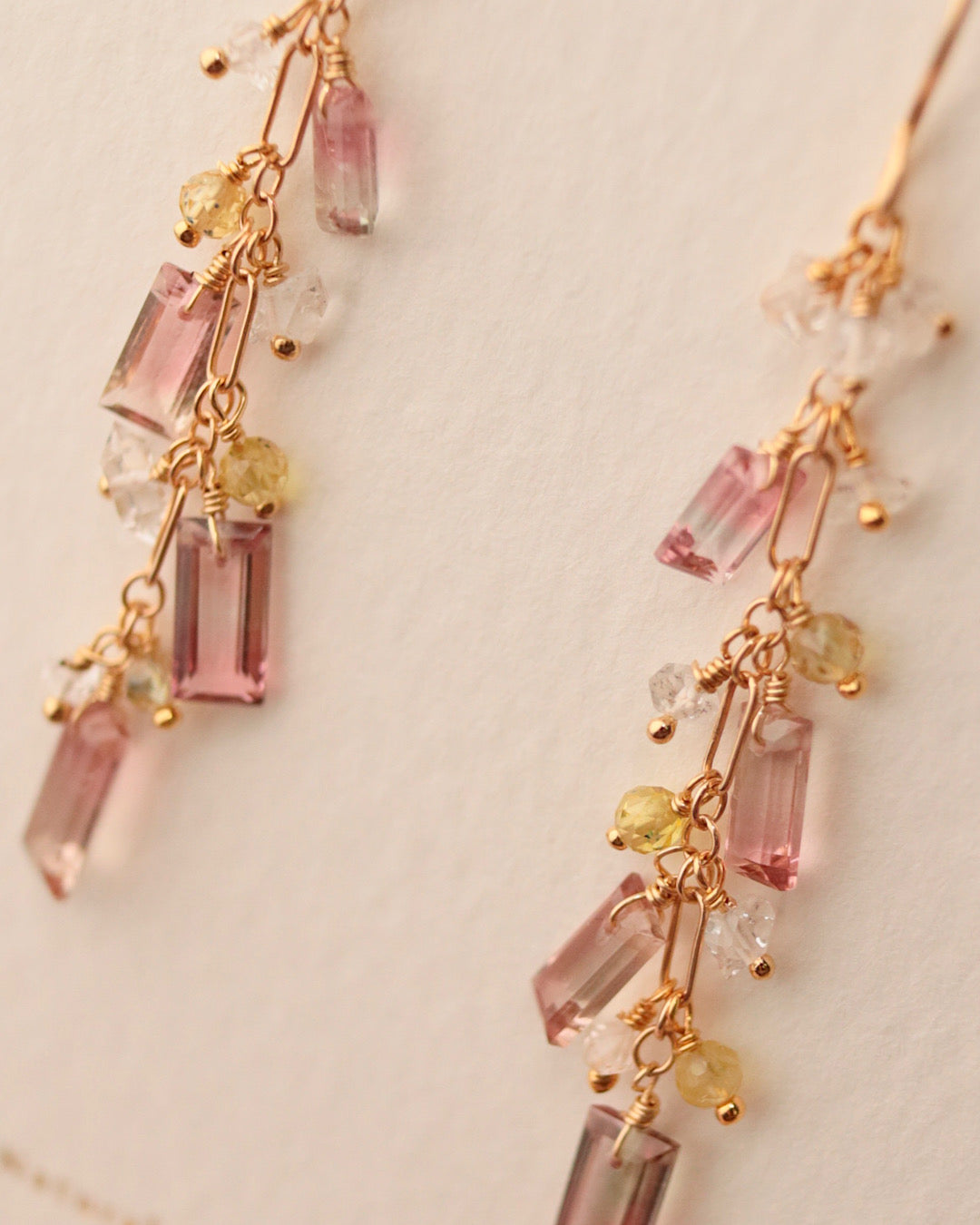 ①[One-of-a-kind] Bicolor Tourmaline Earrings