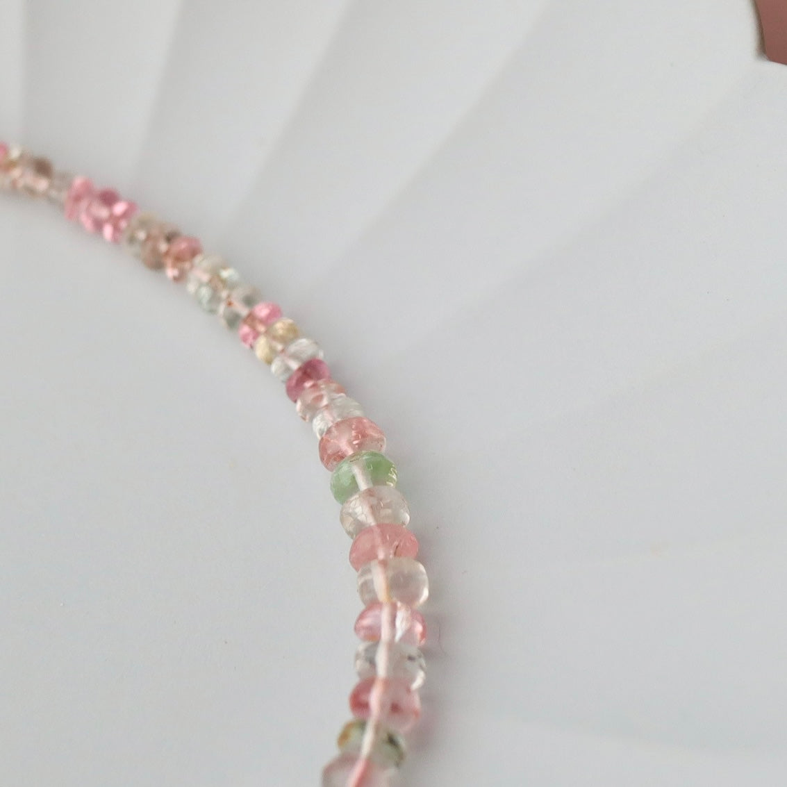 Pale tone tourmaline bracelet