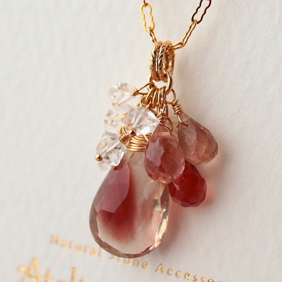 [No.3/ Large! ] Oregon sunstone necklace