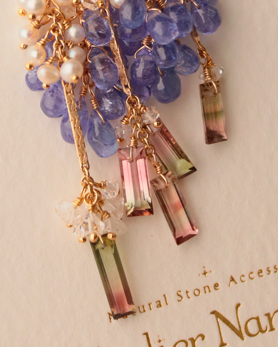 [One-of-a-kind] Bicolor Tourmaline Ear Cuff②