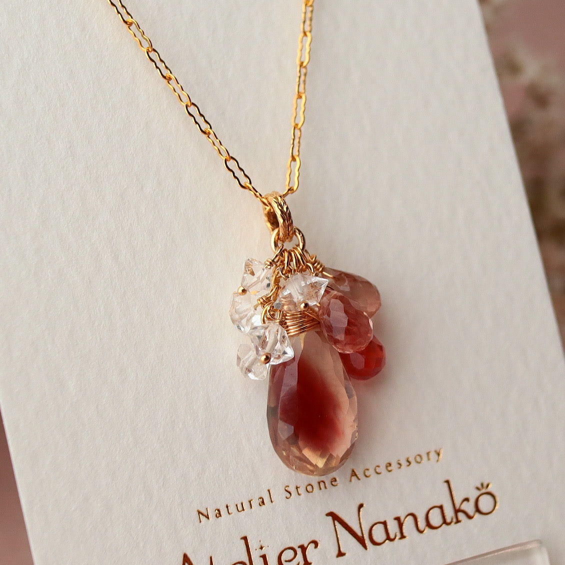 [No.3/ Large! ] Oregon sunstone necklace