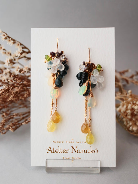 Yellow sapphire and RBT earrings