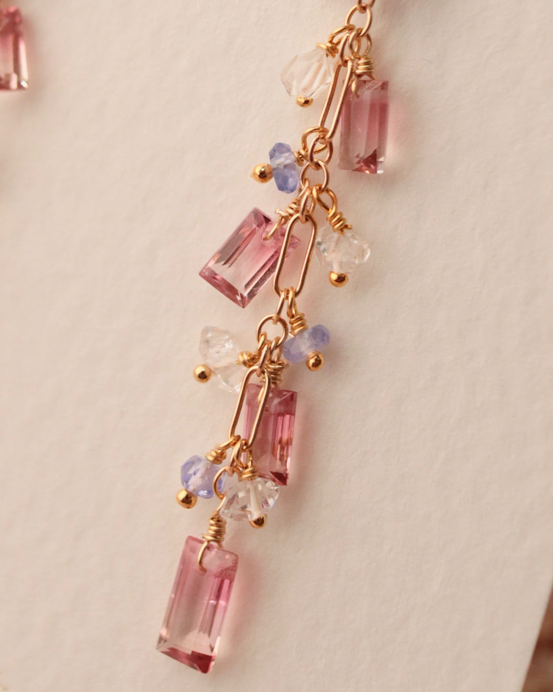 ③[One-of-a-kind] Bicolor Tourmaline Earrings