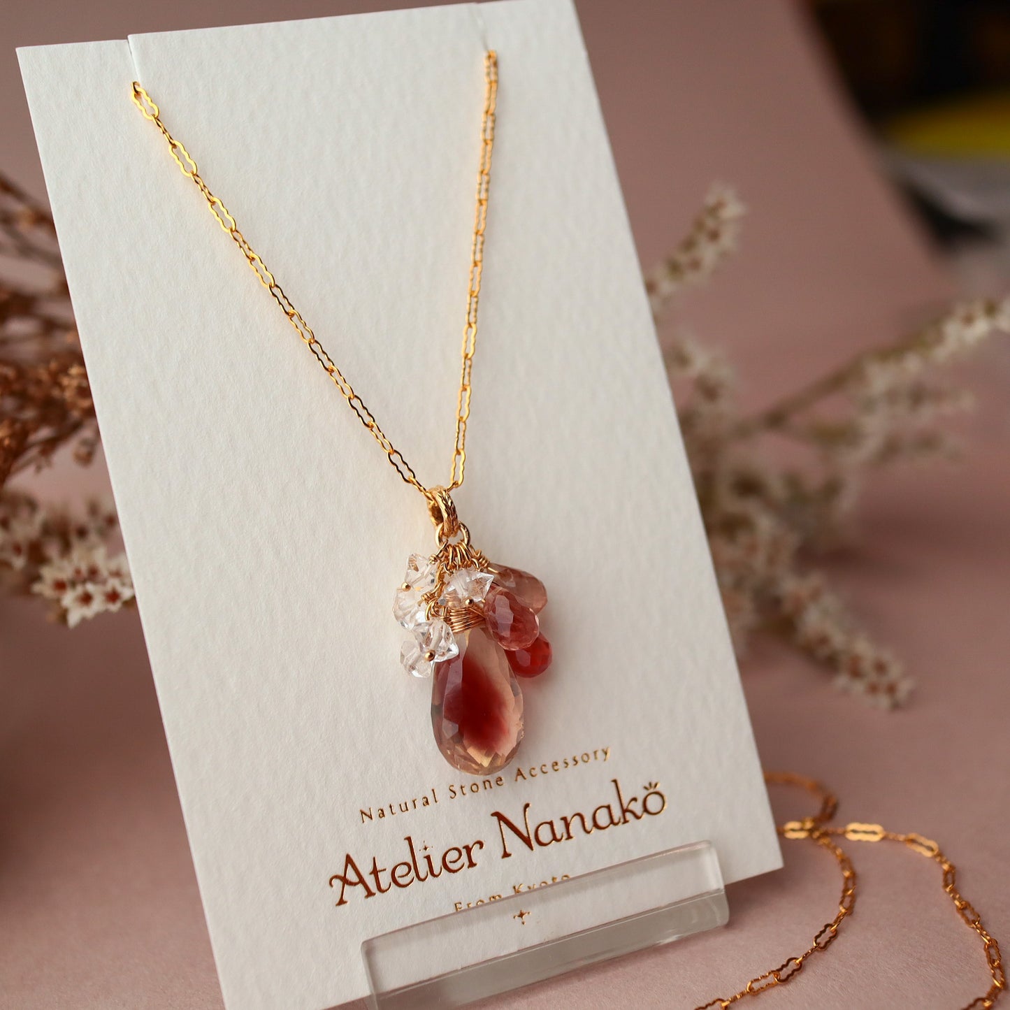 [No.3/ Large! ] Oregon sunstone necklace