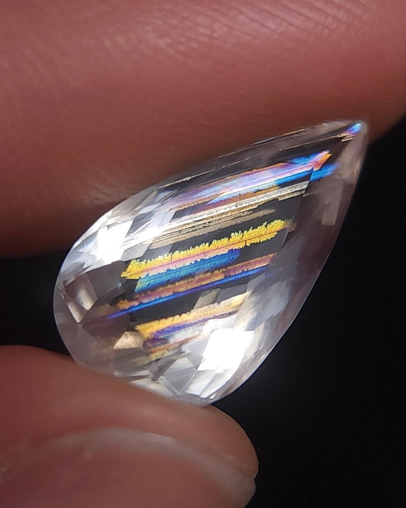 [One-of-a-kind] Rainbow Moonstone Necklace