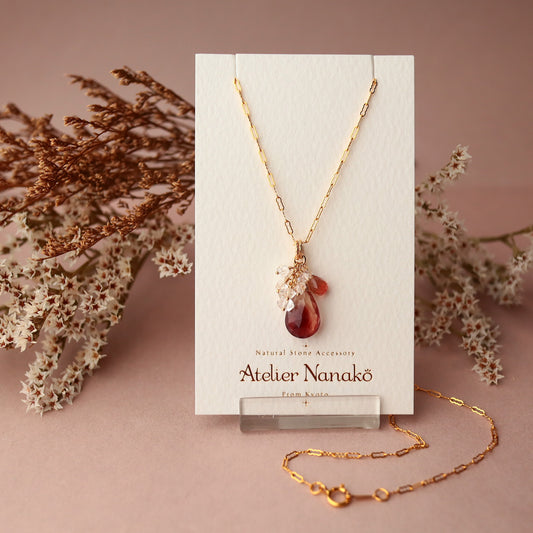 [No.2] Oregon sunstone necklace