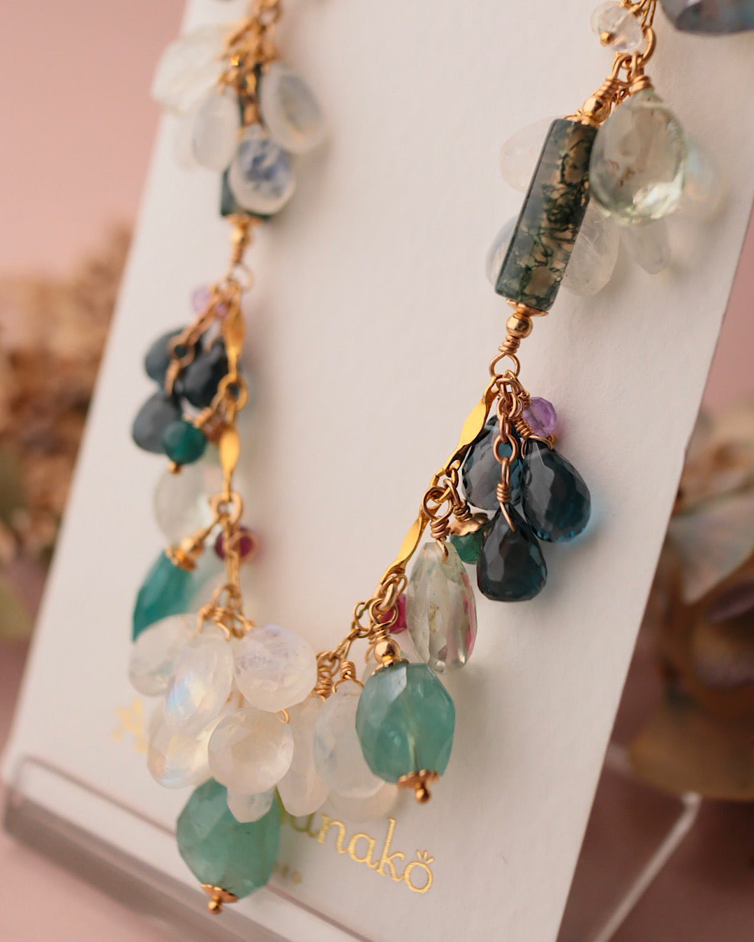 Grandidierite and London Blue Topaz Bracelet