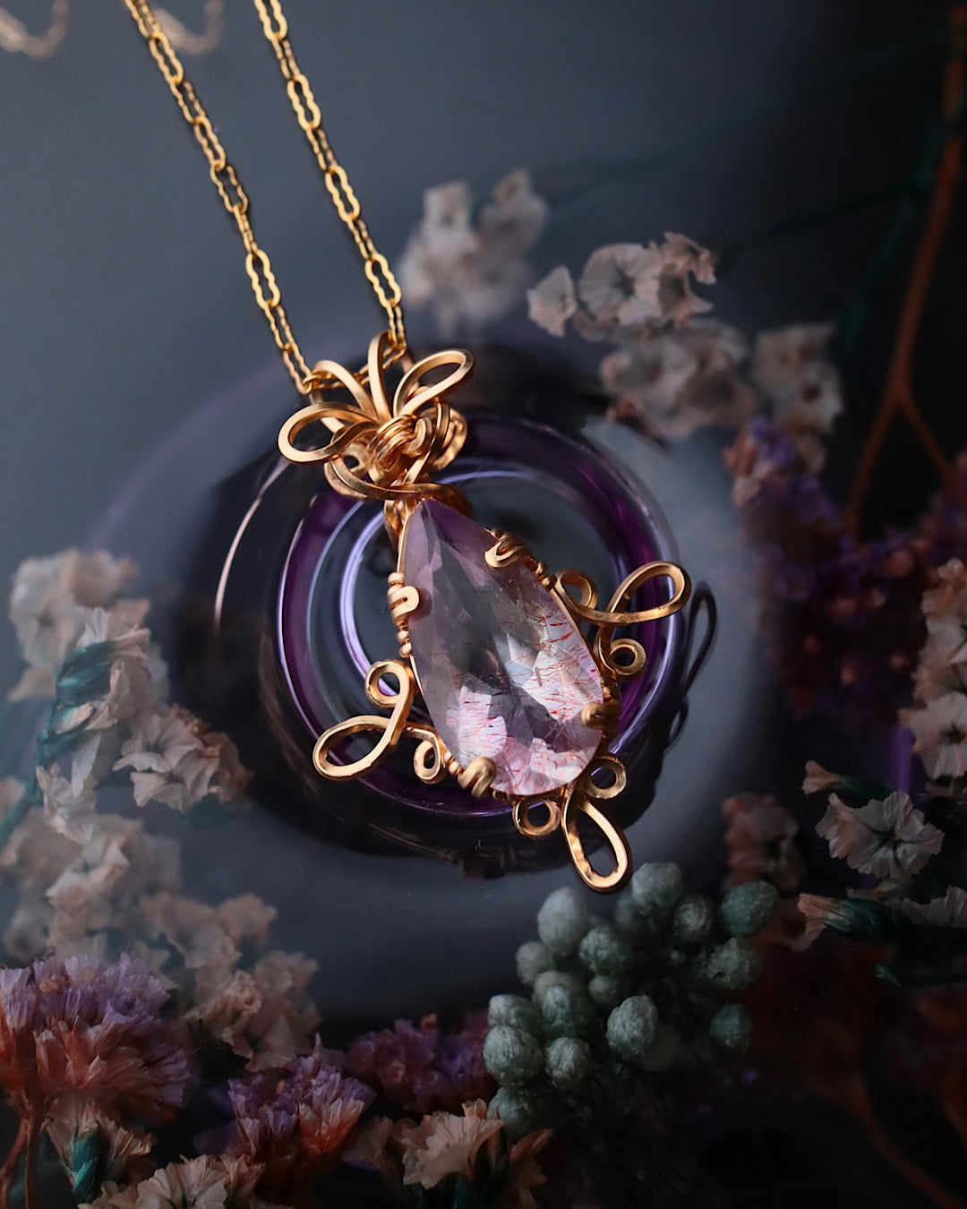 [One-of-a-kind] Amethyst Necklace