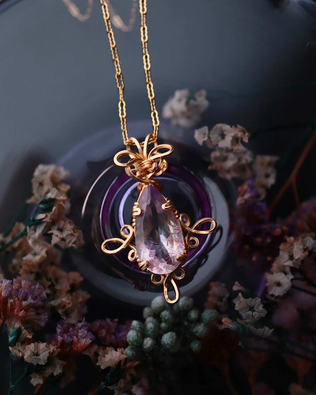 [One-of-a-kind] Amethyst Necklace