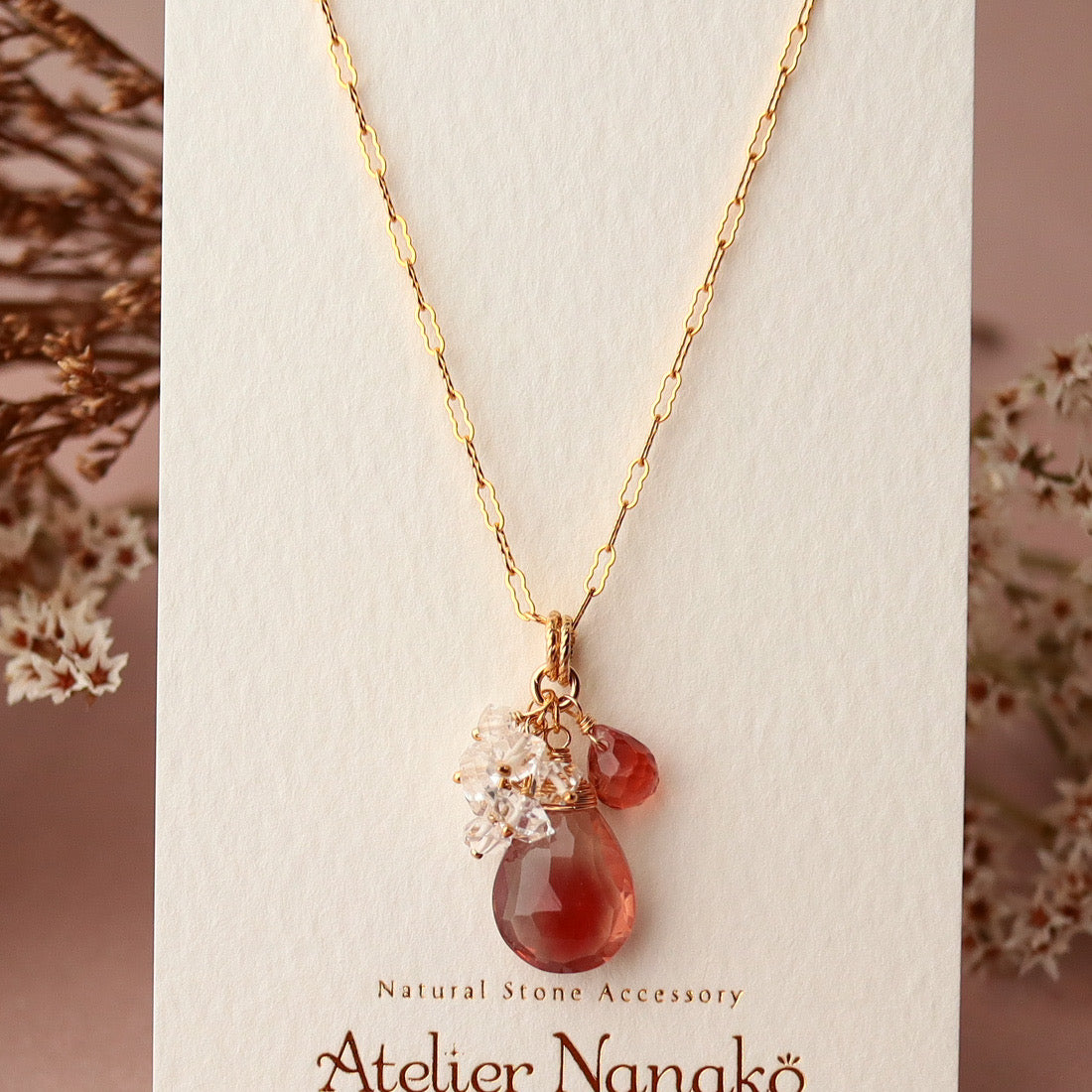 [No.1] Oregon sunstone necklace