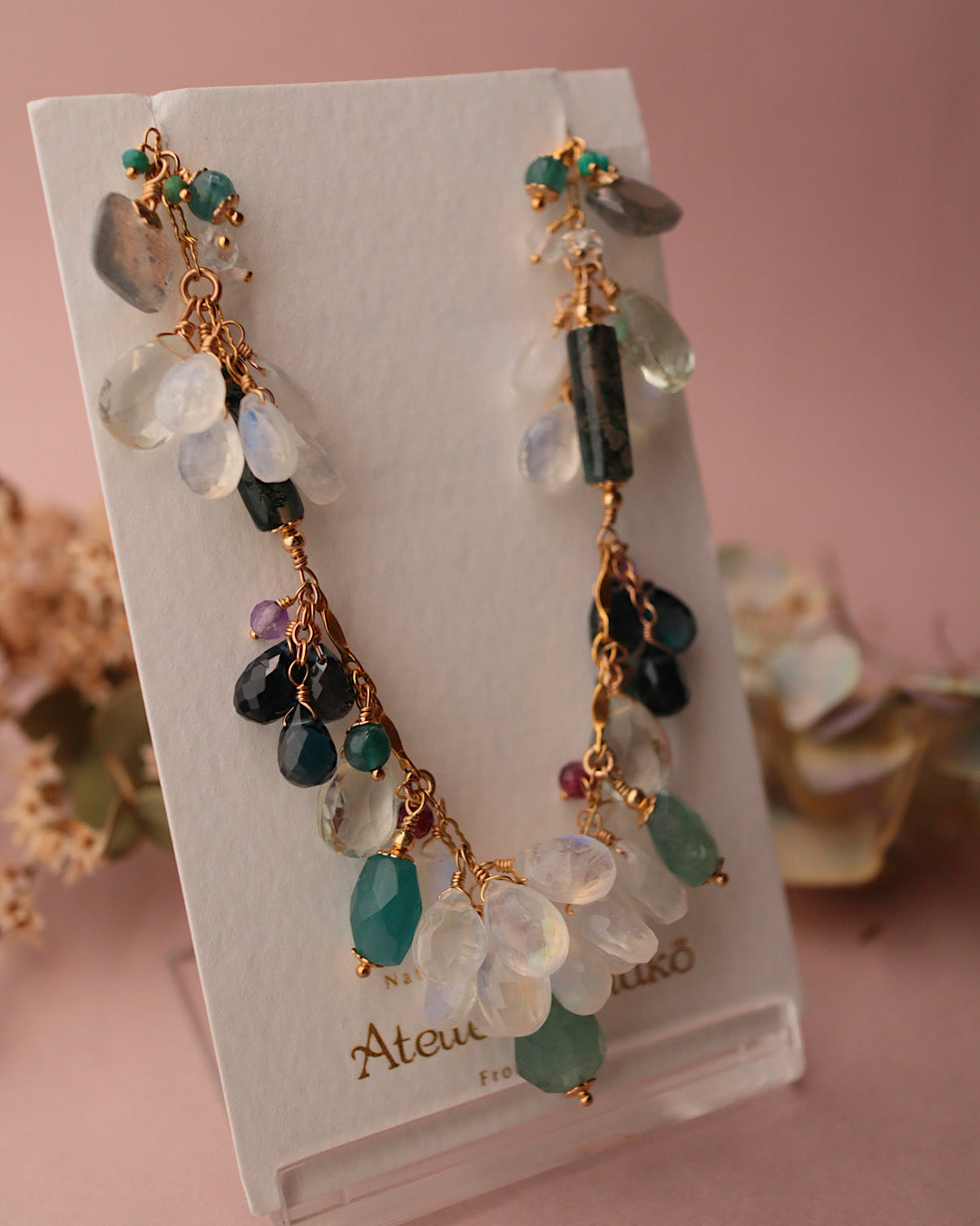 Grandidierite and London Blue Topaz Bracelet