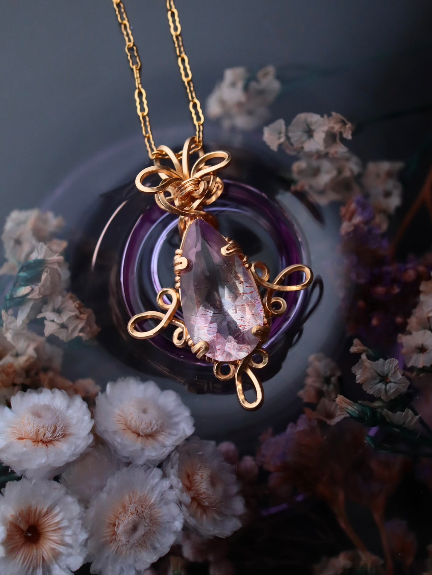 [One-of-a-kind] Amethyst Necklace