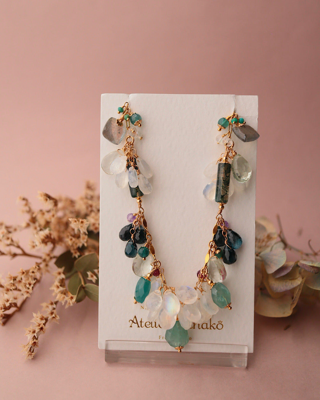 Grandidierite and London Blue Topaz Bracelet