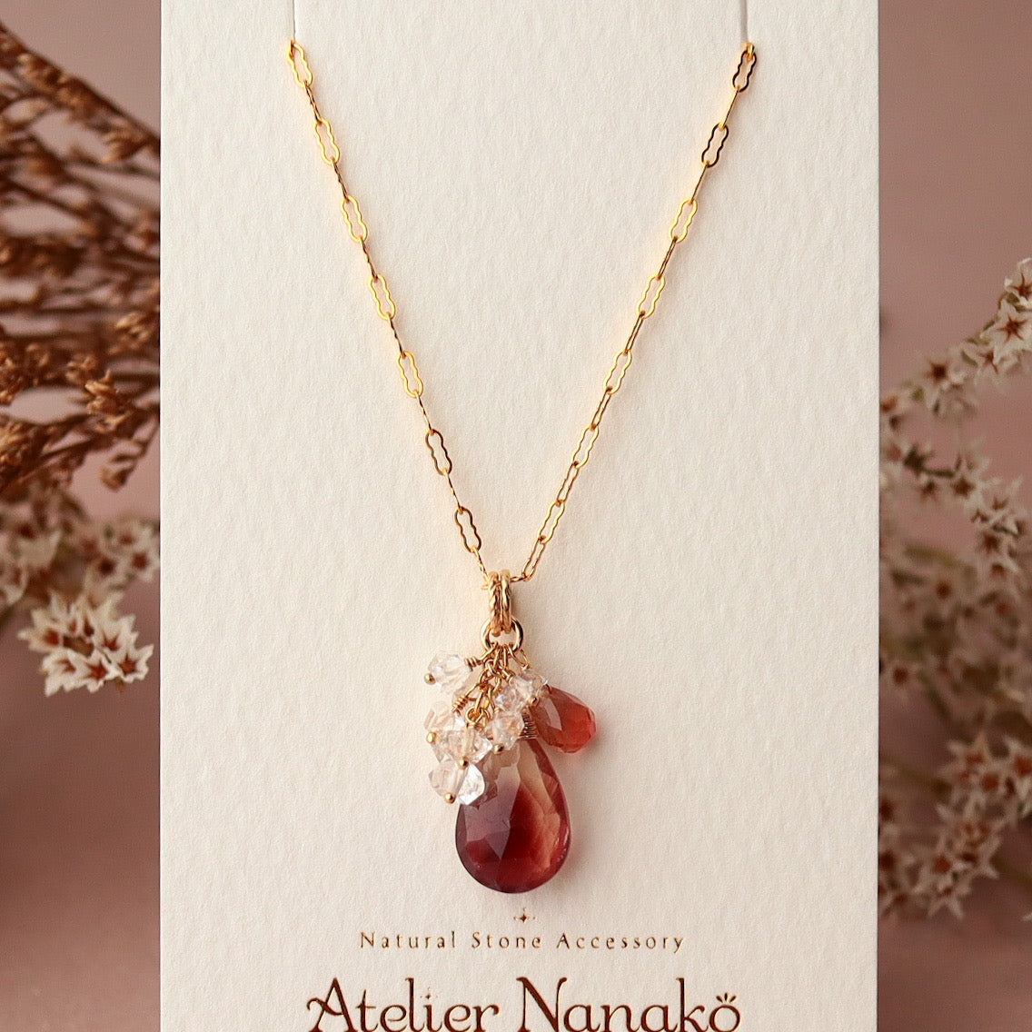 [No.2] Oregon sunstone necklace