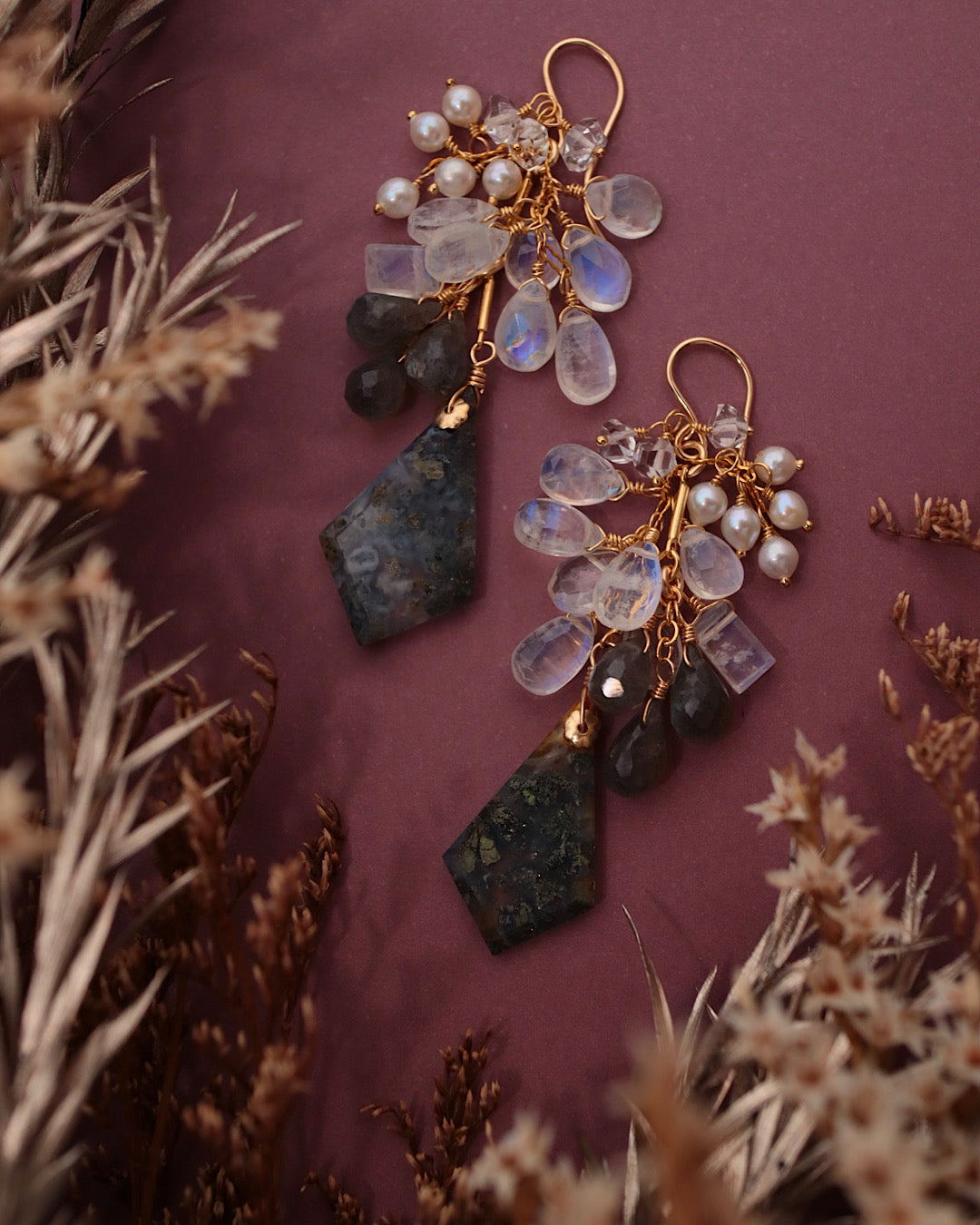 Marcasite earrings ②