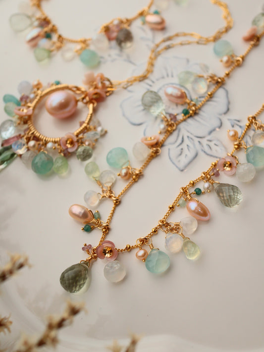 [Fragonard "Swing"] Round necklace