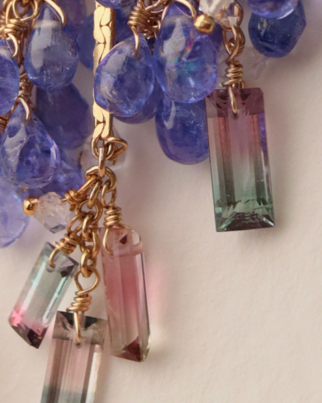 [One-of-a-kind] Bicolor Tourmaline Ear Cuff①