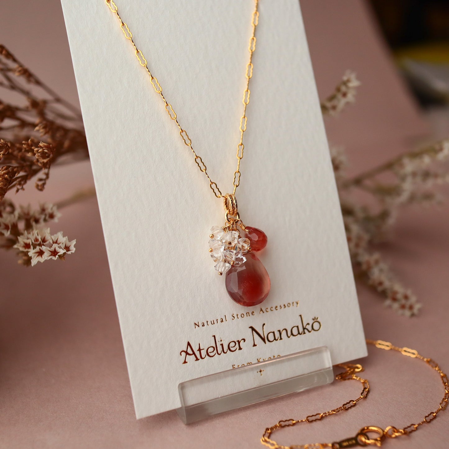 [No.1] Oregon sunstone necklace